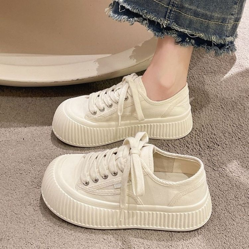 Round Toe Thick Bottom White S - Women'S Shoes Trendy recensie en prijs