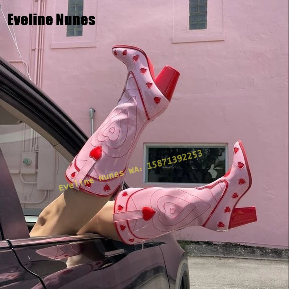 Pink Heart Space Cowgirl Boots - Western Cowgirl Boot recensie en prijs