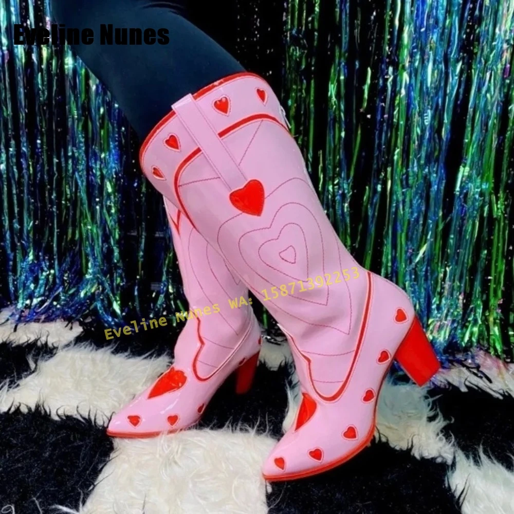 Pink Heart Space Cowgirl Boots - Western Cowgirl Boot recensie en prijs