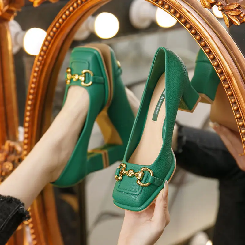 2026 New Retro Square Head Hig - Women'S Shoes Plus Size recensie en prijs