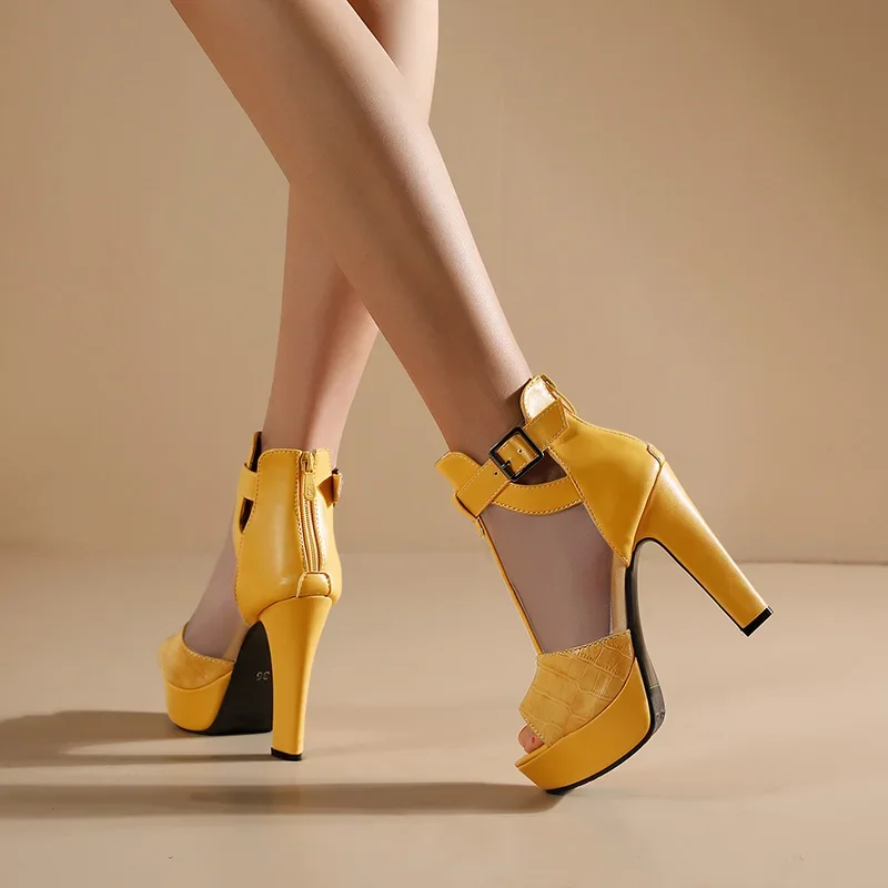 Yellow Platform Sandals Women  - Women'S Shoes Yellow recensie en prijs