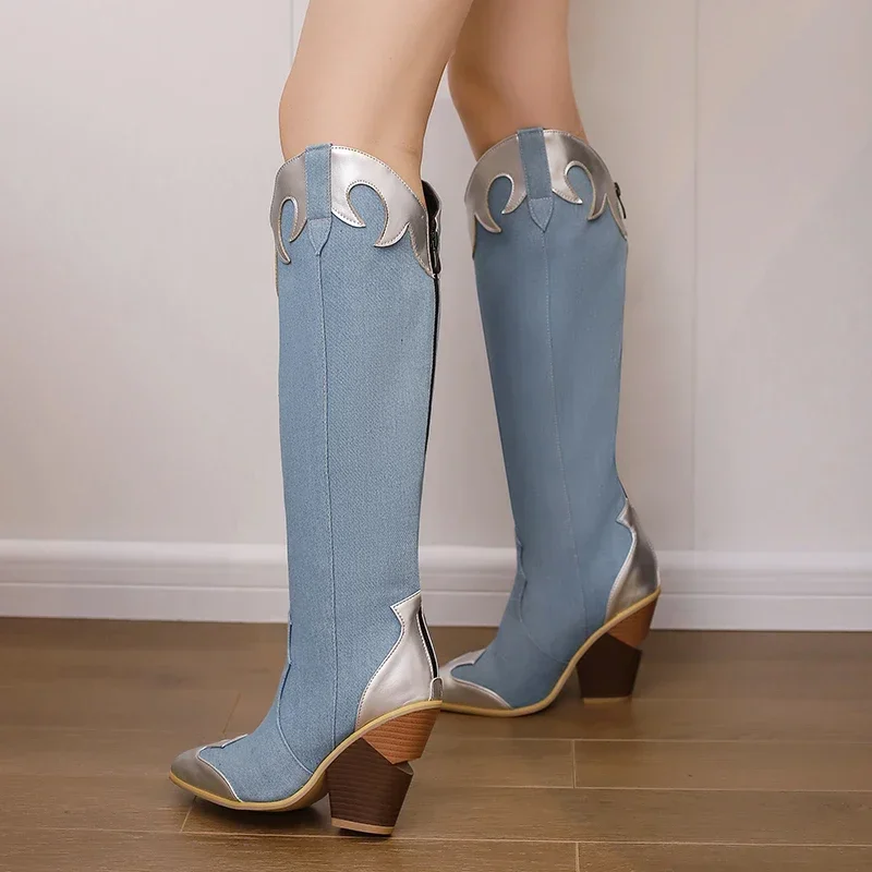 Big Size Western Women Knee Hi - Western Cowgirl Boot recensie en prijs