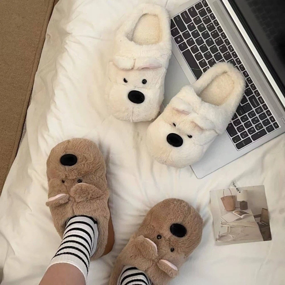 Fluffy Winter Puppy Plush Slip - Fluffy Fur Slipper recensie en prijs