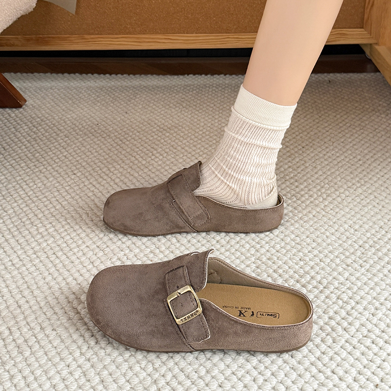 Spring /Autumn Elegant Round T - Slip On Mule Flat recensie en prijs