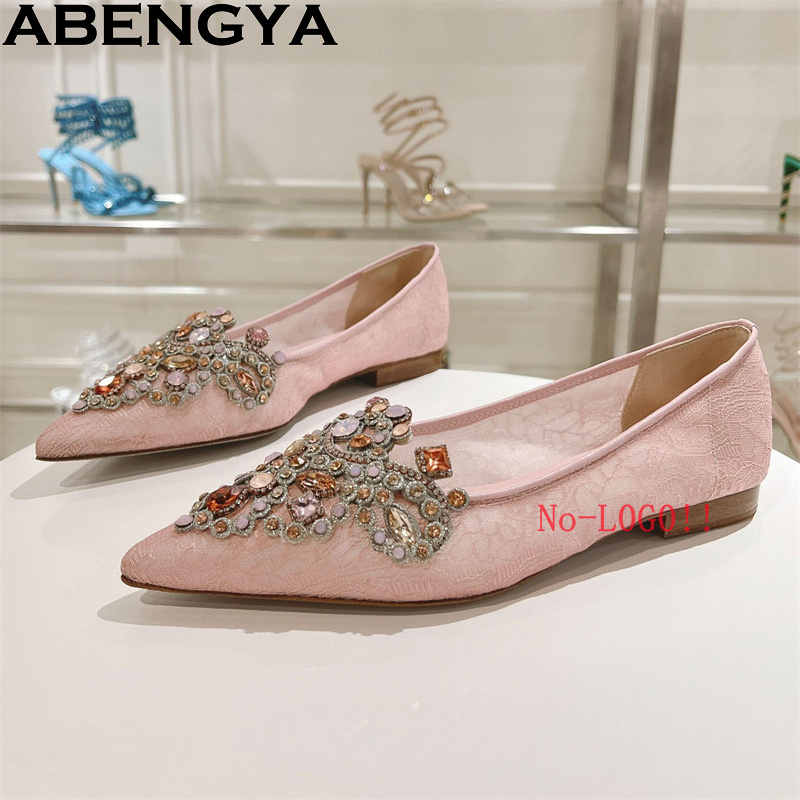 ABENGYA Gem-setting Lace Point - Slip On Mule Flat recensie en prijs