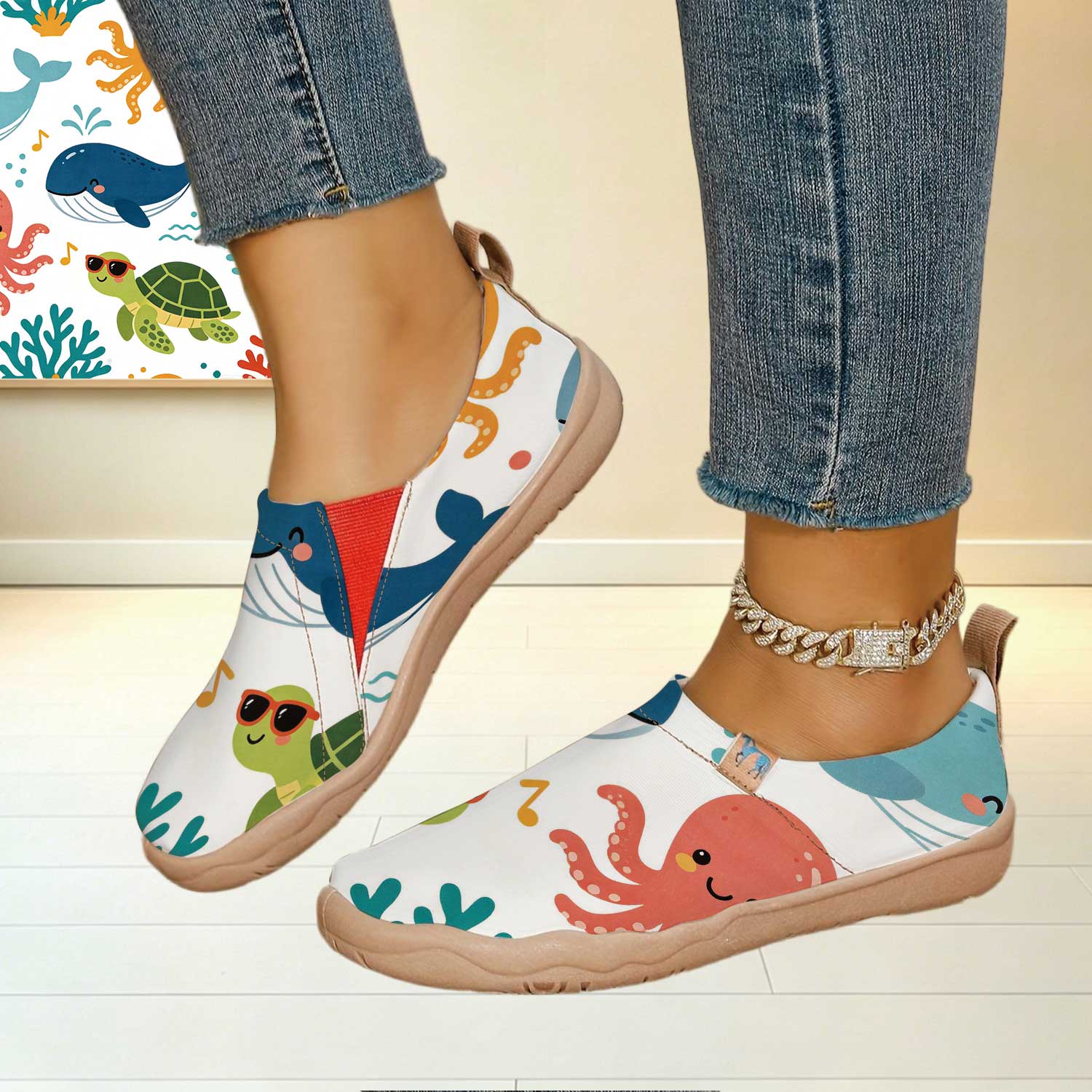 Women's Wide Toe Box Fun Carto - Women'S Shoes With Wide Toe Box recensie en prijs