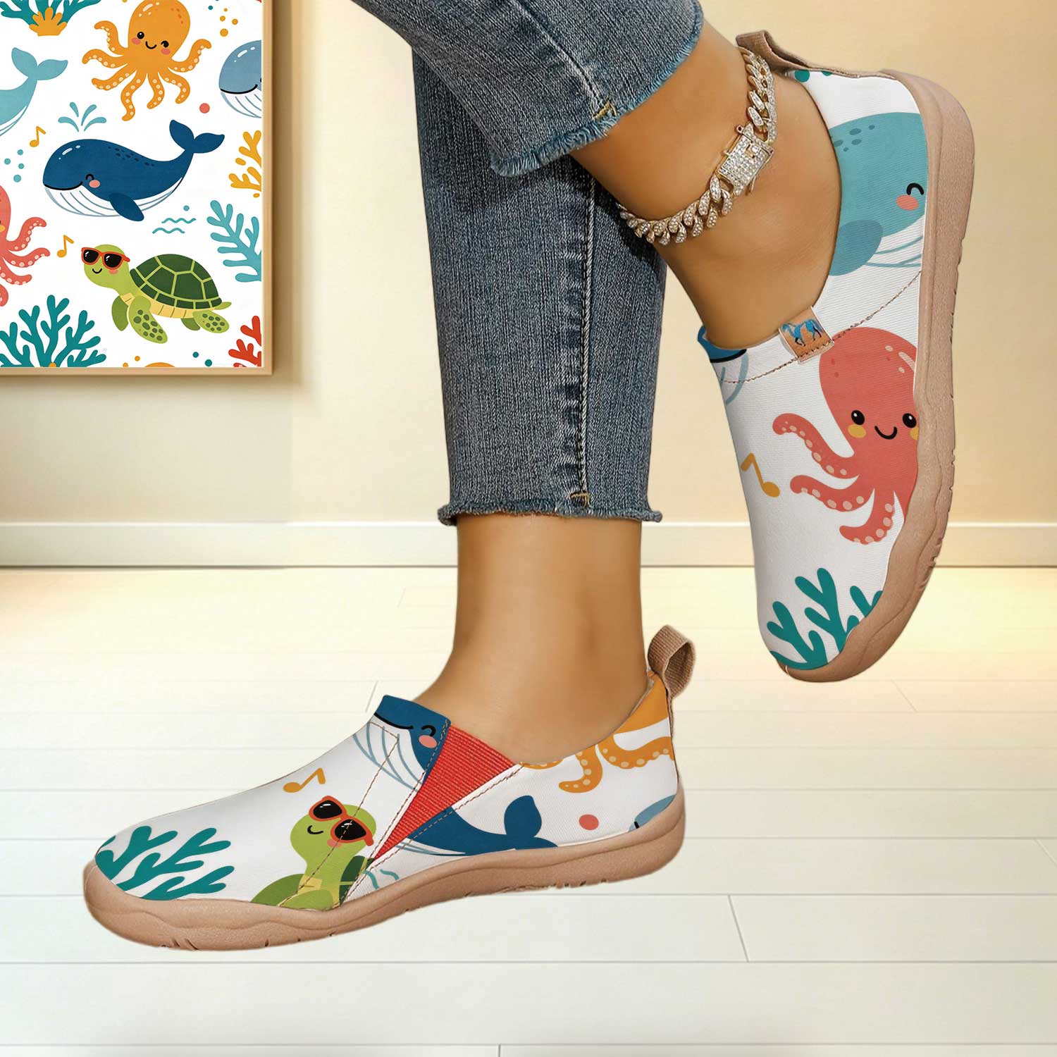 Women's Wide Toe Box Fun Carto - Women'S Shoes With Wide Toe Box recensie en prijs