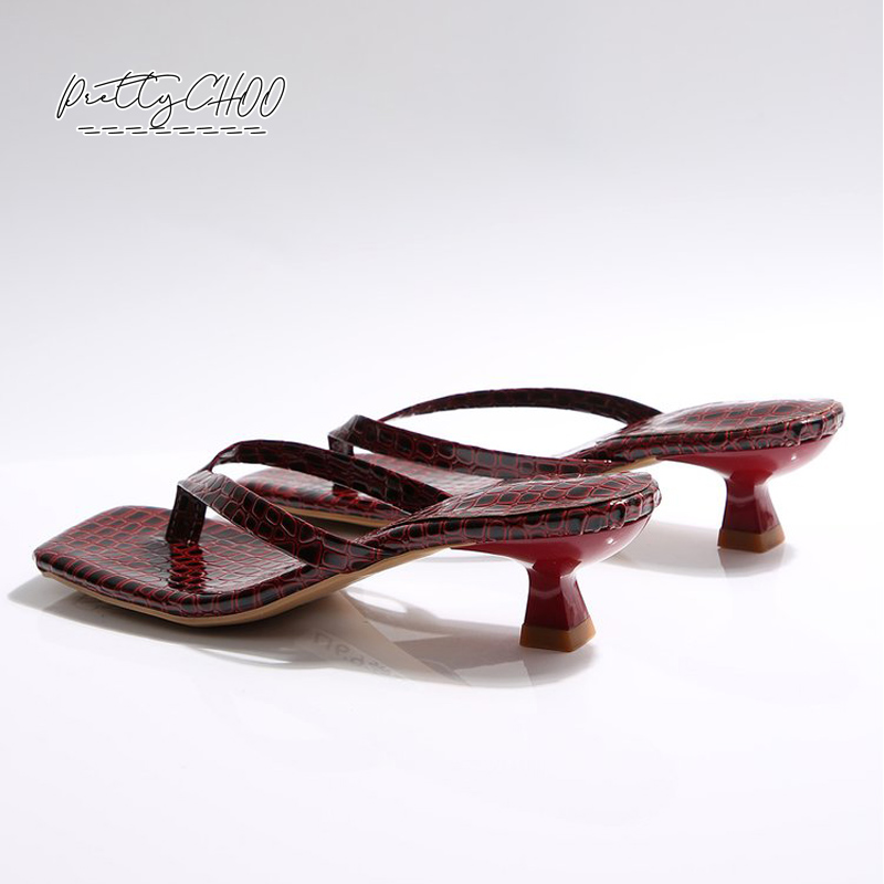 Crocodile Print Kitten Heel Fl - Women'S Shoes Kitten Heels recensie en prijs