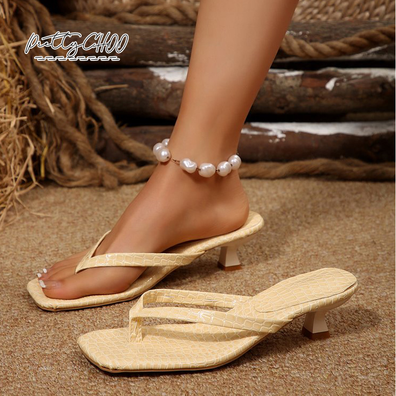 Crocodile Print Kitten Heel Fl - Women'S Shoes Kitten Heels recensie en prijs